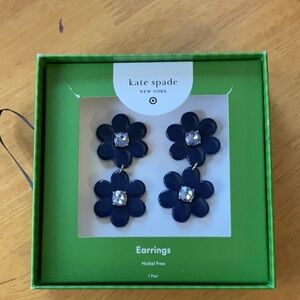 Kate Spade for Target blue Flower Earrings